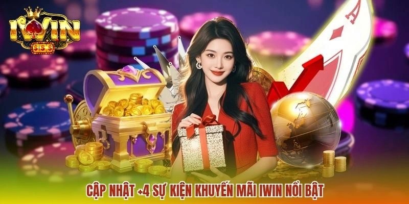 Cập nhật +4 sự kiện khuyến mãi IWIN nổi bật