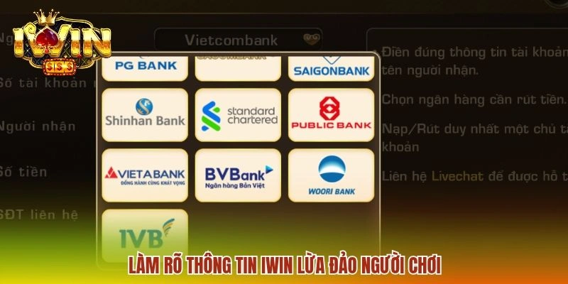 Làm rõ thông tin IWIN lừa đảo người chơi