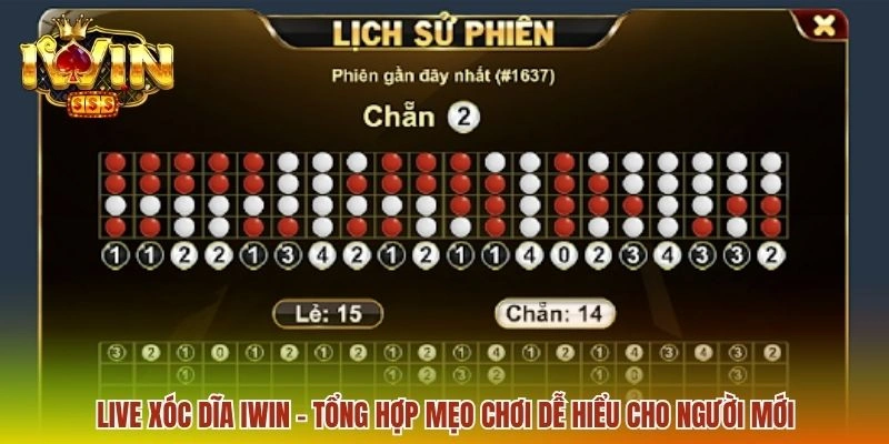 Live Xóc Dĩa IWIN - Giải Mã Luật Chơi Và Cơ Chế Thắng Thua