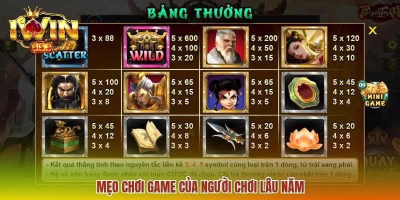 Phong Thần Iwin - Hướng Dẫn Thao Tác Chơi Như Cực Chi Tiết 3 Mẹo chơi game của người chơi lâu năm
