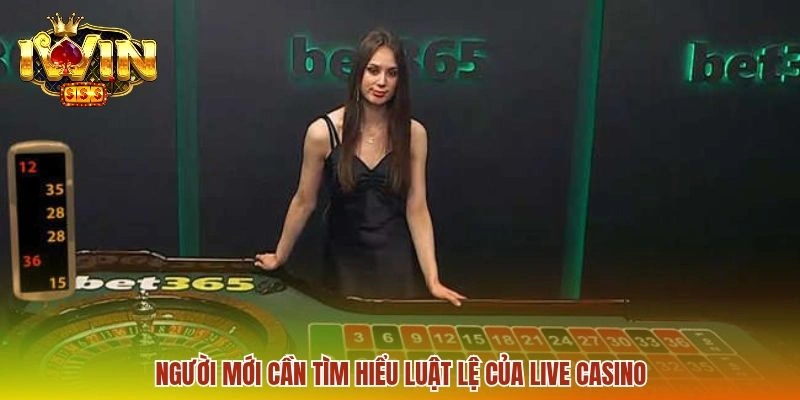 Người mới cần tìm hiểu luật lệ của Live Casino