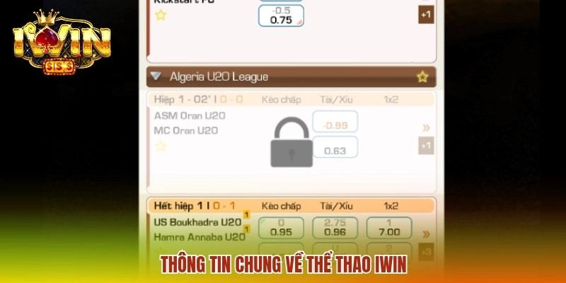 Thông tin chung về thể thao IWIN